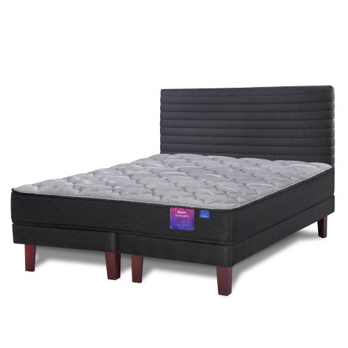 Cama Europea Therapedic Plus King + Muebles