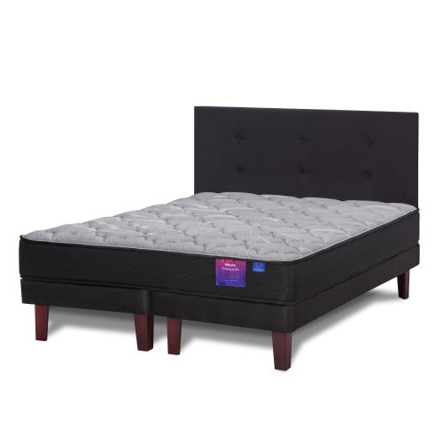 Cama Europea Therapedic Plus 2 Plazas + Respaldo