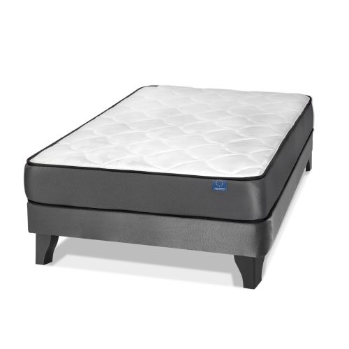 Cama Europea Juvenil Gris 1,5 Plazas