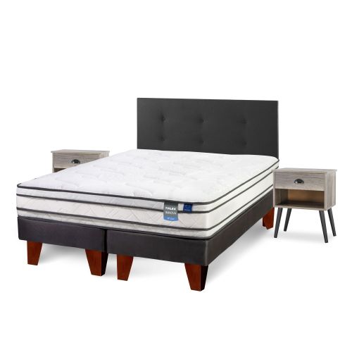 Cama Europea Innova 2 Plazas BD + Muebles