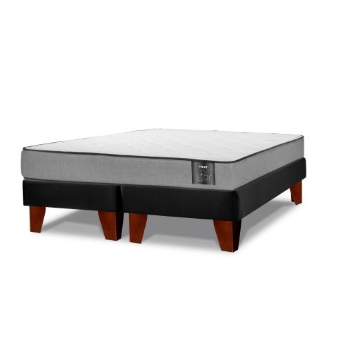 Cama Europea Star 2 Plazas Base Dividida