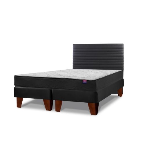 Cama Europea Therapedic Plus King + Muebles